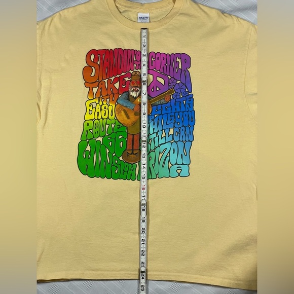 Vintage Style Eagles Take It Easy Route 66 Winslow Arizona Tee XL - Picture 5 of 11